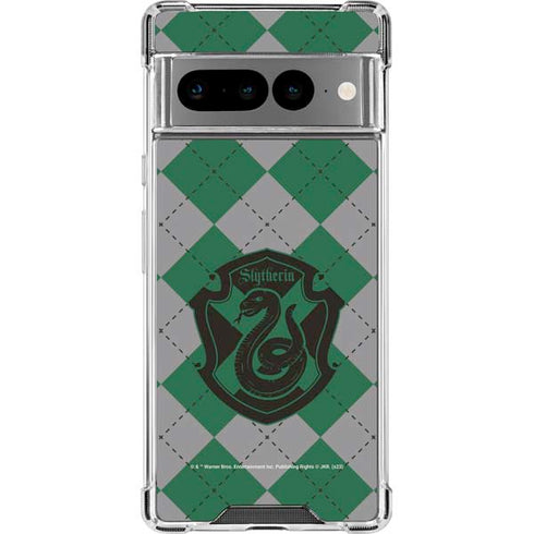Wizarding World Harry Potter Slytherin Crest Google Pixel 7 Pro Clear Case
